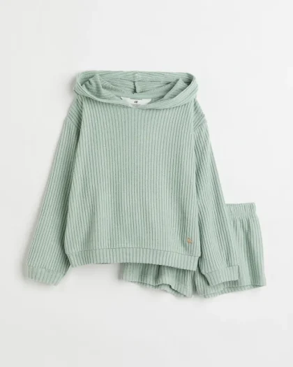 2-piece Set Light Green